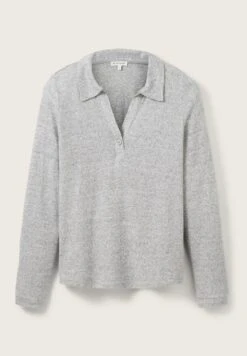 Tom Tailor Langarm Mit Polokragen - Poloshirt - Concrete Grey Melange 17 Tom Tailor Langarm Mit Polokragen - Poloshirt - Concrete Grey Melange -Ulla Popken Winkel 3a4e92b37b4945e0a1b357b49005cced