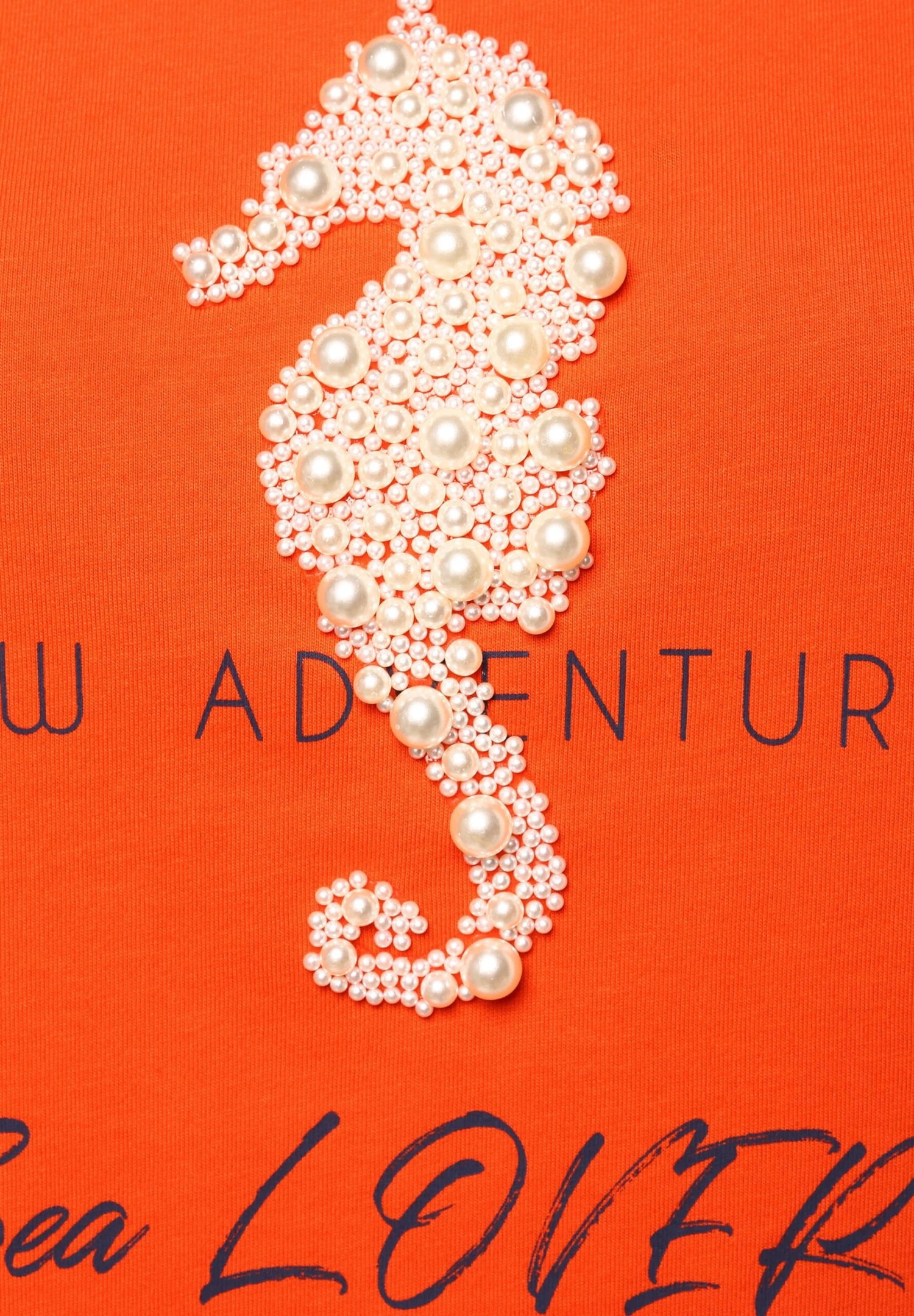 T-Shirt Print - Orange 3 T-Shirt Print - Orange - Afbeelding 3