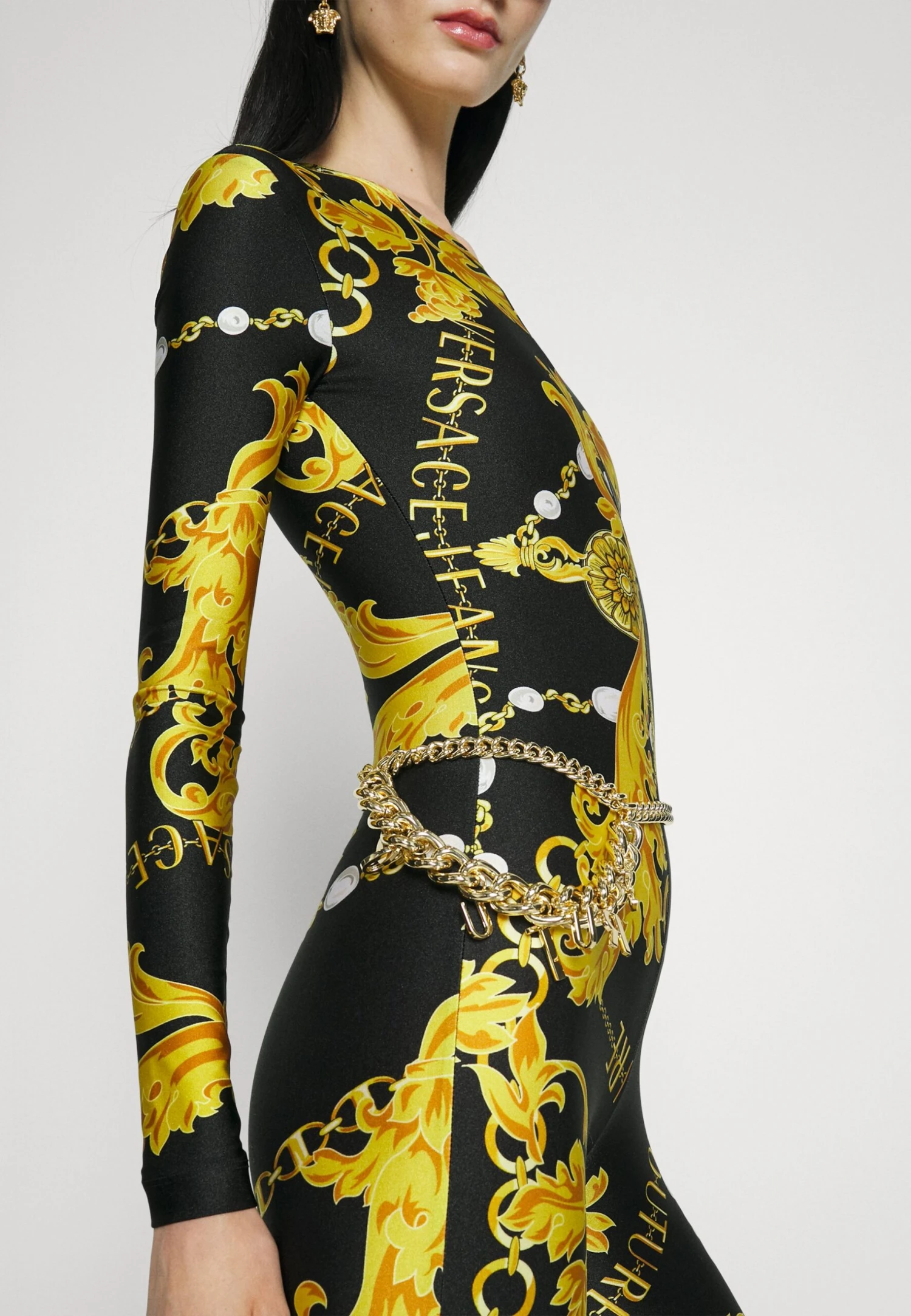 Lycra Chain Couture - Jumpsuit - Black/Gold 8 Lycra Chain Couture - Jumpsuit - Black/Gold - Afbeelding 8