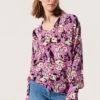 Soaked In Luxury Zaya Ls - Blouse - Liatris Graphic Flower