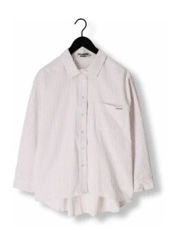 Colourful Rebel Vicky Striped Dropped Shoulder - Overhemdblouse - Zand 7 Colourful Rebel Vicky Striped Dropped Shoulder - Overhemdblouse - Zand -Ulla Popken Winkel 4684b4f198154669a52e8b9a30c22d7e