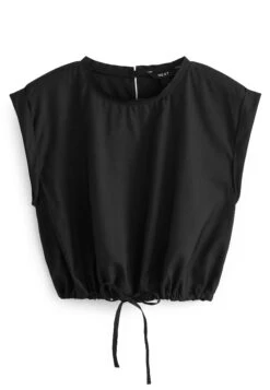Next Cargo Sleeveless With Hardware Drawstring Standard - Blouse - Black -Ulla Popken Winkel 4759a7c0948f4f289116f976c9a29b34