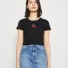 Even&Odd T-Shirt Print - Black