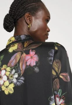 TWINSET Woven Dress - Blousejurk - Fiore Nero/Multicolor -Ulla Popken Winkel 4a5aaa9e62a94254a05ff0741ad86970