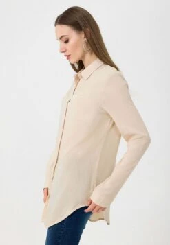 Overhemdblouse - Cream -Ulla Popken Winkel 4e8fbf3935c743c6ae4a91bdd443af6e