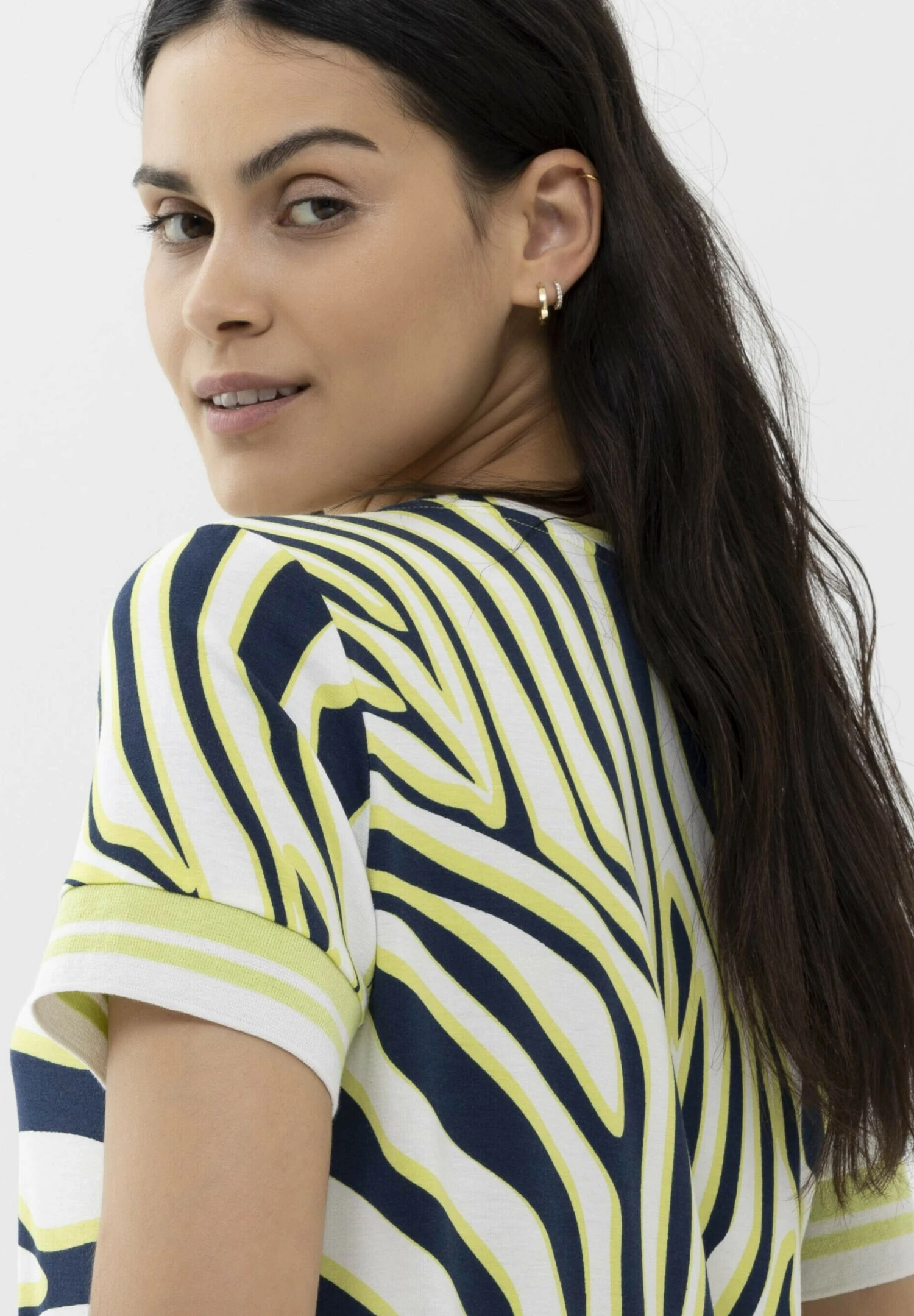 MEY T-Shirt Print - Limoncello 5 MEY T-Shirt Print - Limoncello - Afbeelding 5