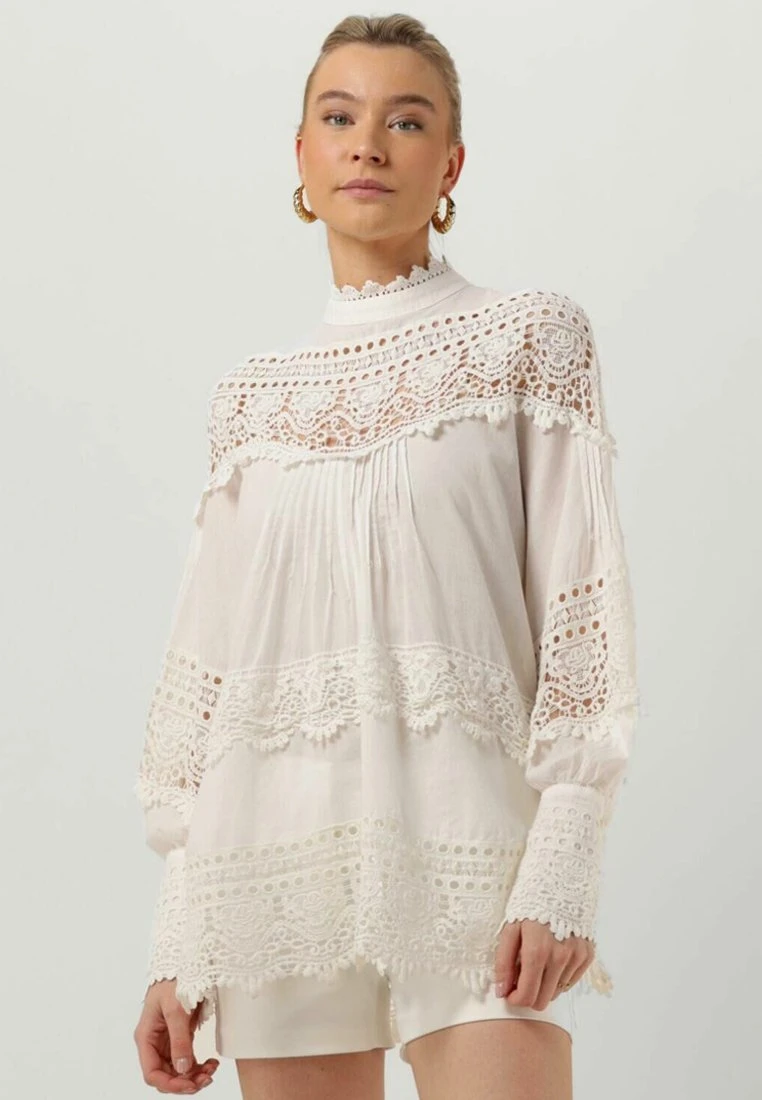 Amaya Amsterdam Meghan - Blouse - Wit 1 Amaya Amsterdam Meghan - Blouse - Wit