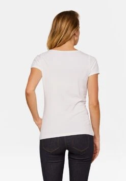 WE FASHION Aus Bio - T-Shirt Basic - White 6 WE FASHION Aus Bio - T-Shirt Basic - White -Ulla Popken Winkel 5148e38d7f124785ad621ec21f52aa94
