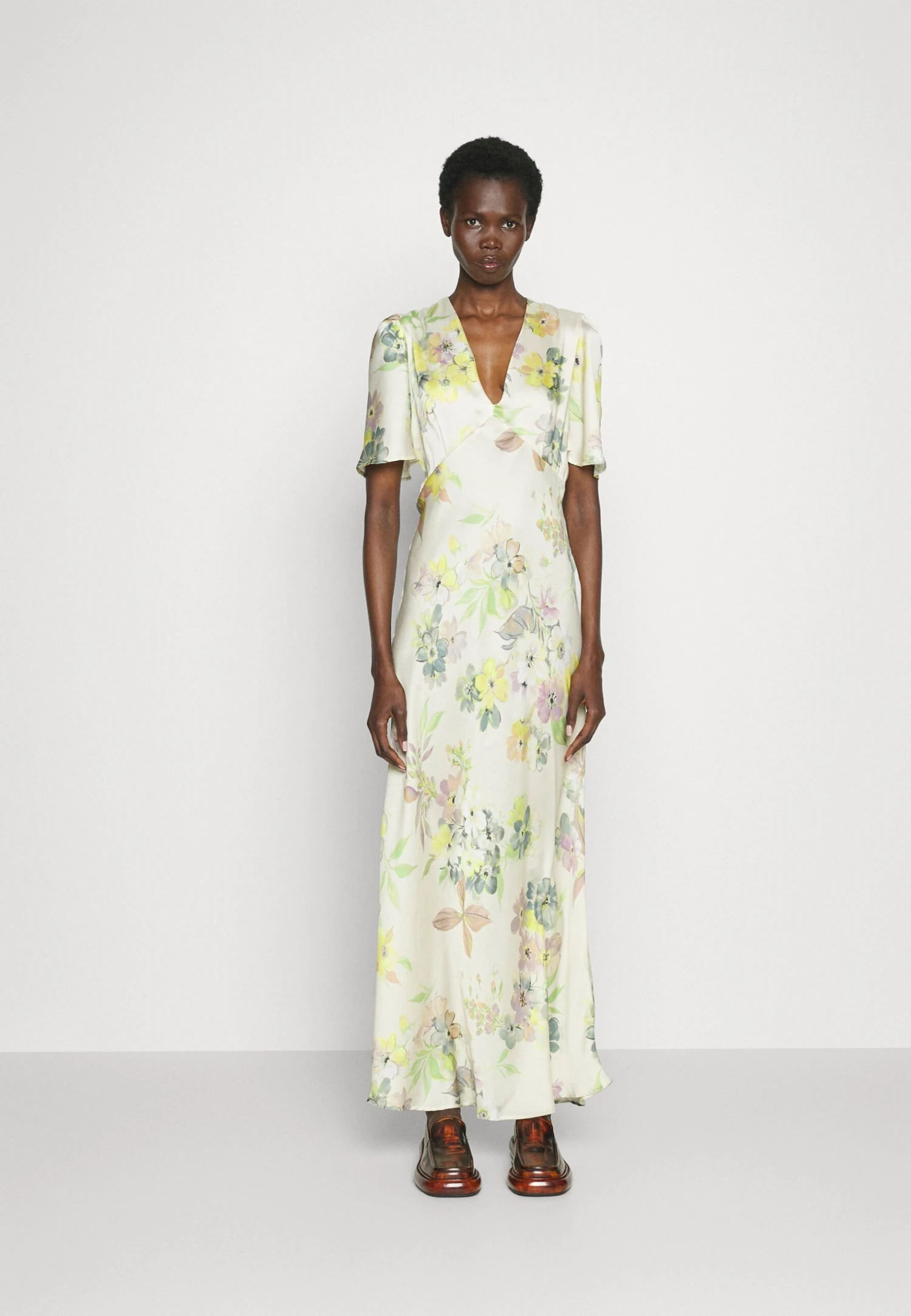 TWINSET Dress - Maxi-Jurk - Mehrfarbig 1 TWINSET Dress - Maxi-Jurk - Mehrfarbig