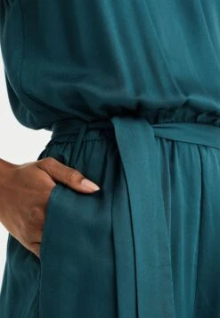 WE FASHION Met Ceintuur - Jumpsuit - Green -Ulla Popken Winkel 56b868ea10944cfd9866adb17416c06b