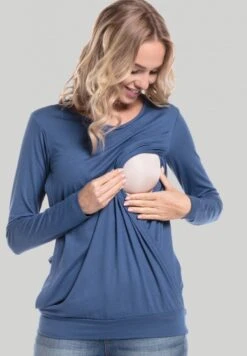 Longsleeve - Blue -Ulla Popken Winkel 5783780b454b4f37b19bd25be82623cd