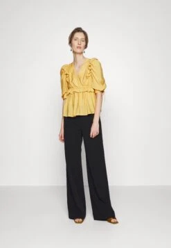 MUNTHE Defoss - Blouse - Yellow -Ulla Popken Winkel 57cf7fc3ad874d81a68ff2b865910956