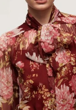 LUISA SPAGNOLI Overhemdblouse - Var Bordeaux Rosa -Ulla Popken Winkel 584c383f0bad4b079051c1f644869c61