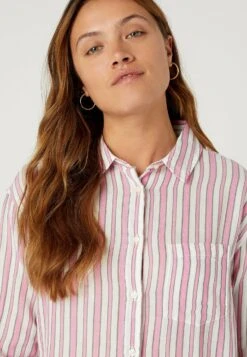 Wrangler Overhemdblouse - Fuchsia Rose -Ulla Popken Winkel 593751e8daa946abbbc08faf87a04092