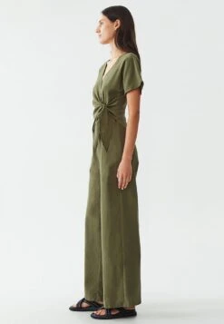 Calli Zana- Jumpsuit - Khaki 9 Calli Zana- Jumpsuit - Khaki -Ulla Popken Winkel 5b320e4a5a474267b464fcfbf56edf58