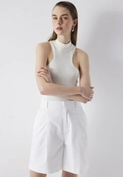 Ipekyol Relaxed Fit- Shorts - White -Ulla Popken Winkel 5b7bbe9d883c48d7b40db69f4d296c6d
