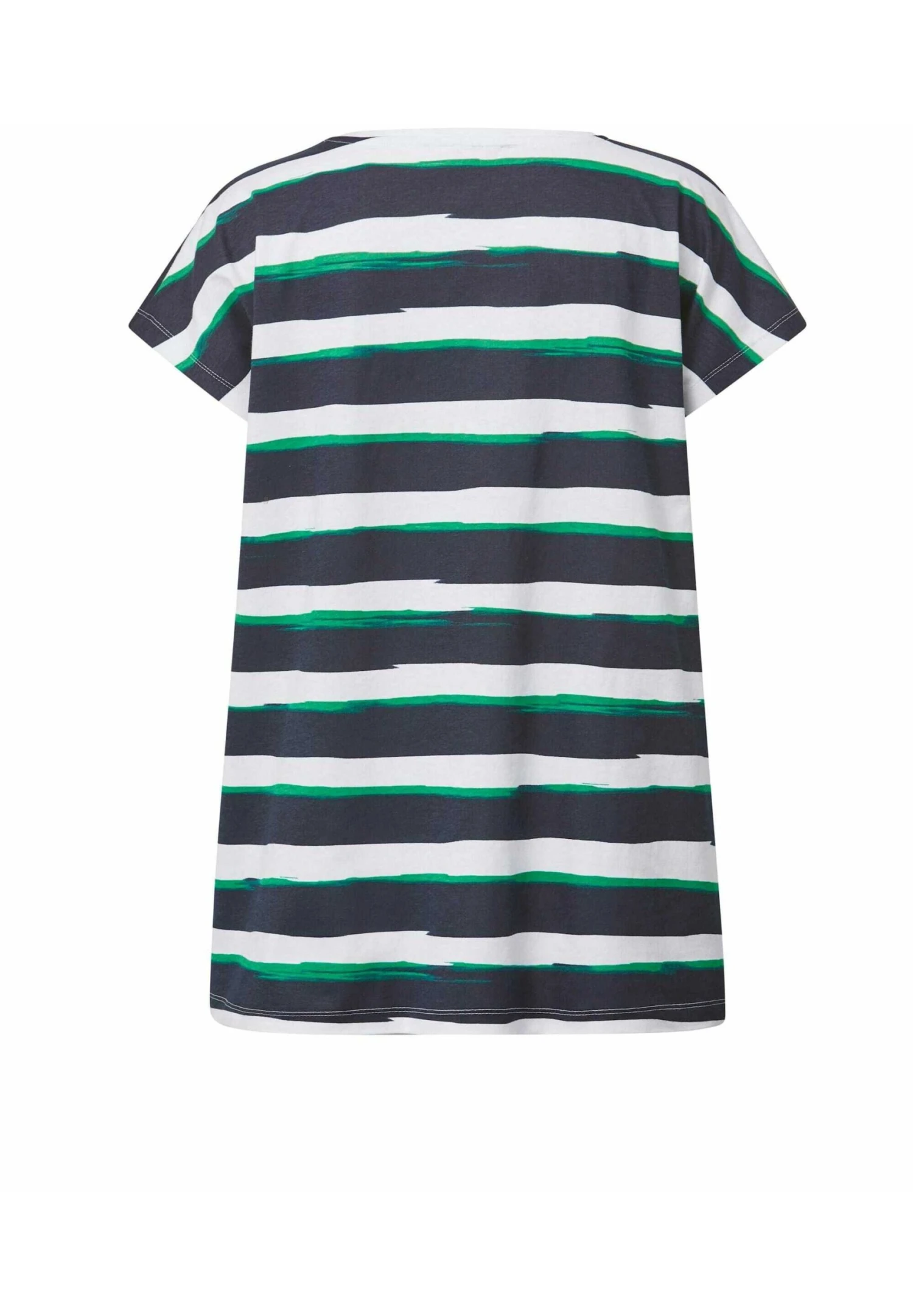 T-Shirt Print - Weiß Blau 8 T-Shirt Print - Weiß Blau - Afbeelding 8