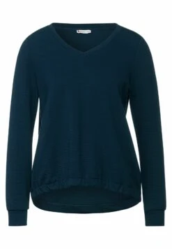 STREET ONE Mit V-Ausschnitt - Longsleeve - Blau 8 STREET ONE Mit V-Ausschnitt - Longsleeve - Blau -Ulla Popken Winkel 5d81c282c754403797718f38fcb2e8f7