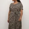 Mirta - Blousejurk - Leopard Print