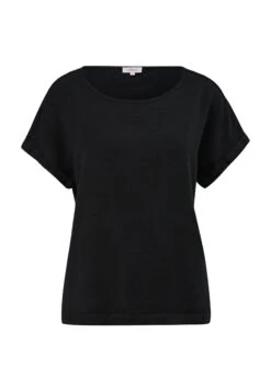 S.Oliver Kurzarm - T-Shirt Basic - Schwarz -Ulla Popken Winkel 5f65f17b3fec49d6a33d5e977fc5a5f2