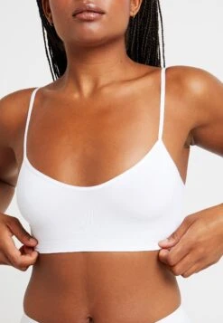 HANRO Touch Feeling - Bustier - White -Ulla Popken Winkel 5fe07d690efb480493e689501bac8c5d