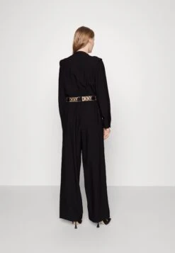 DKNY Logo Belt - Jumpsuit - Black -Ulla Popken Winkel 60d531c926ea483086edd3cd76b0b1d6