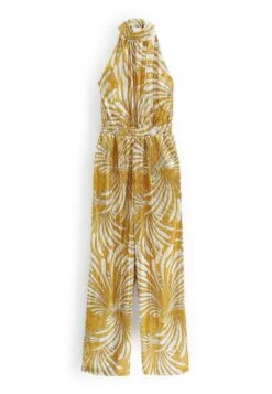 Next Statement Sequin HalterStandard - Jumpsuit - Gold -Ulla Popken Winkel 60fee42cf1dd41f3aa9388afc14f5f93