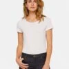 WE FASHION Aus Bio - T-Shirt Basic - White