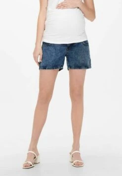 ONLY MATERNITY Jeansshort - Light Blue Denim