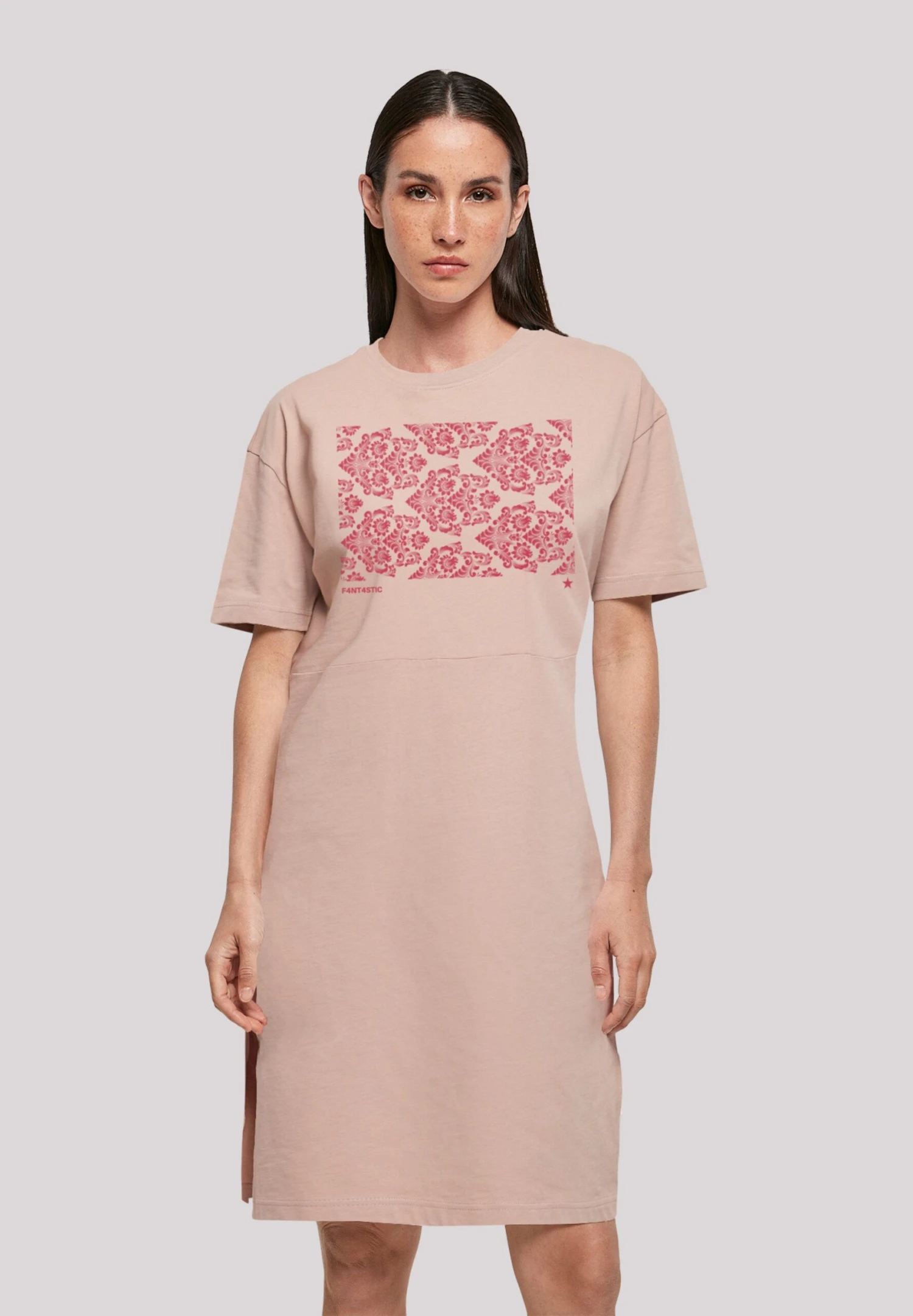 F4NT4STIC Muster - Jerseyjurk - Duskrose 1 F4NT4STIC Muster - Jerseyjurk - Duskrose