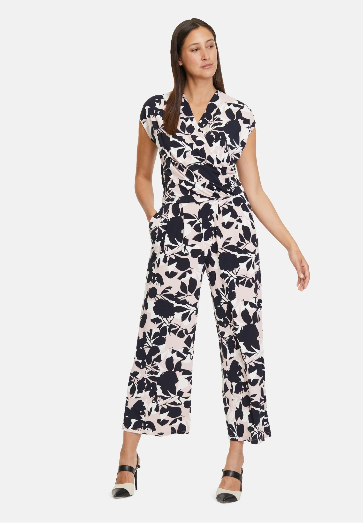 Vera Mont À Imprimé À Fleurs - Jumpsuit - Dark Bluer Osé 1 Vera Mont À Imprimé À Fleurs - Jumpsuit - Dark Bluer Osé