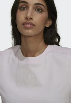 Adidas Originals Tennis Luxe Cropped Originals Crop - T-Shirt Print - Pearl Amethyst -Ulla Popken Winkel 69657d3a6dda4ceb8f6308a7441da160