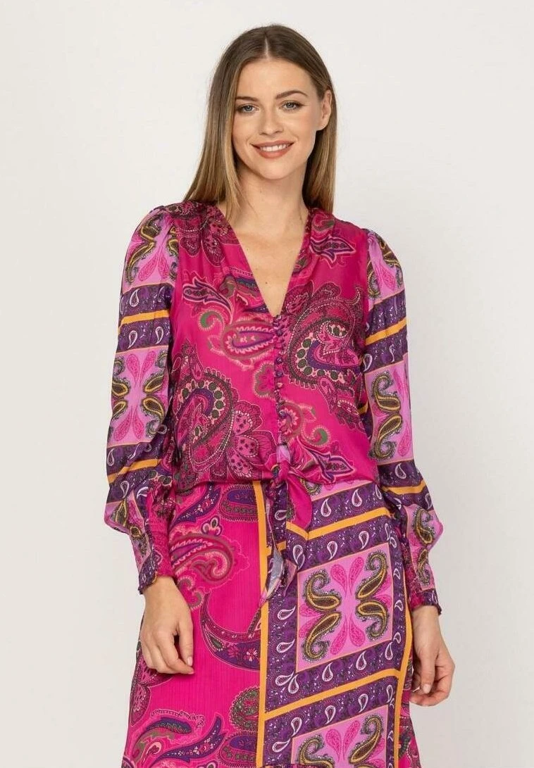 Estampada - Blouse - Fucsia 1 Estampada - Blouse - Fucsia