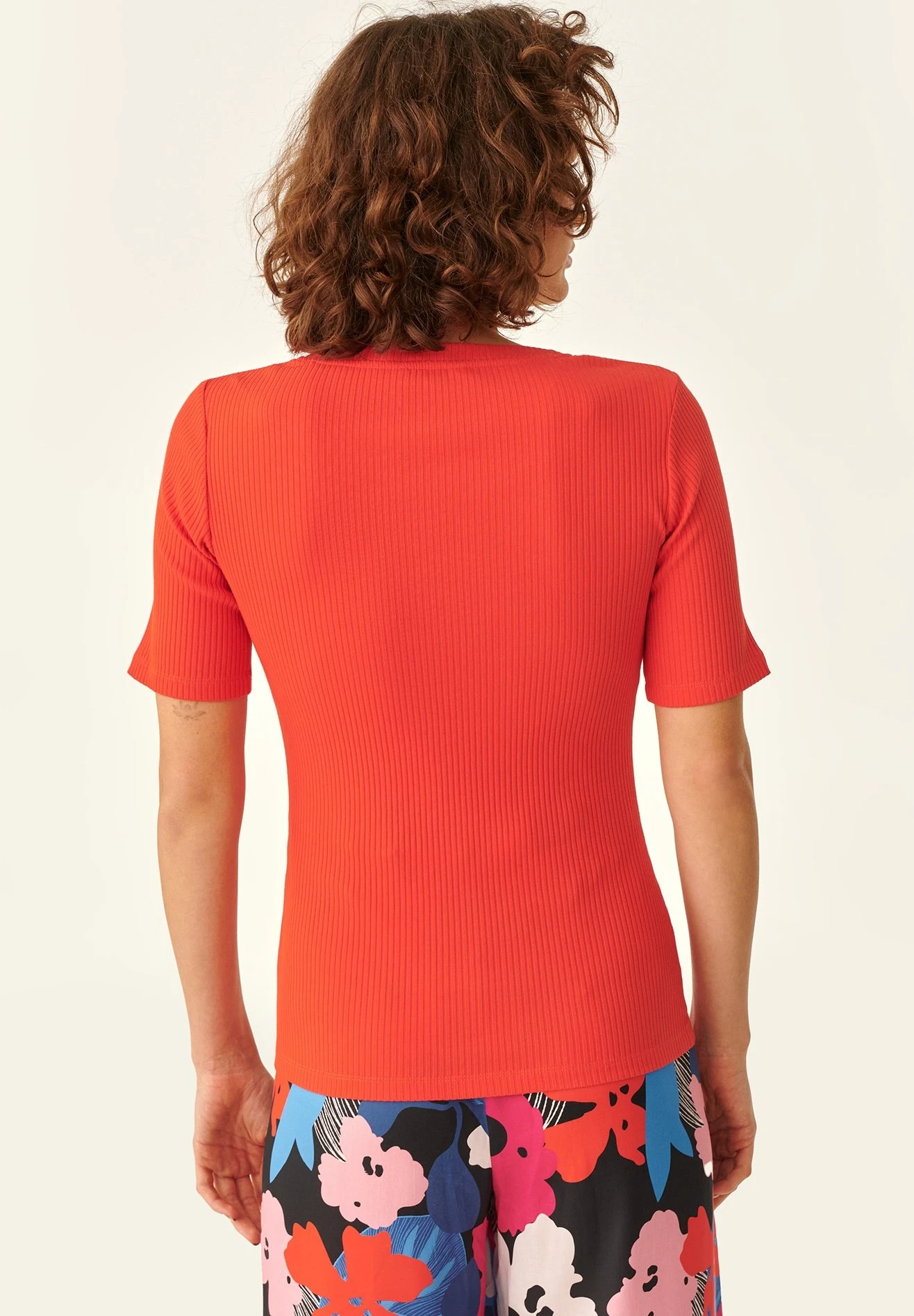 Margo - T-Shirt Basic - Orange 2 Margo - T-Shirt Basic - Orange - Afbeelding 2
