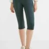 STREET ONE Casual Capri - Jeansshort - Grün