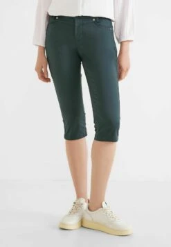 STREET ONE Casual Capri - Jeansshort - Grün