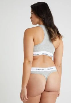 Modern Plus Thong - String - Grey Heather -Ulla Popken Winkel 6db4750f842d45eba762bb02fd6d173a