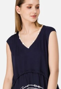 HELMIDGE Maxi-Jurk - Blau -Ulla Popken Winkel 7291811db48b46279423ff6230896896