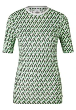 Bogner Alene - T-Shirt Print - Grün Weiß 10 Bogner Alene - T-Shirt Print - Grün Weiß -Ulla Popken Winkel 72f3117fa4064770acafb1ce27e66915
