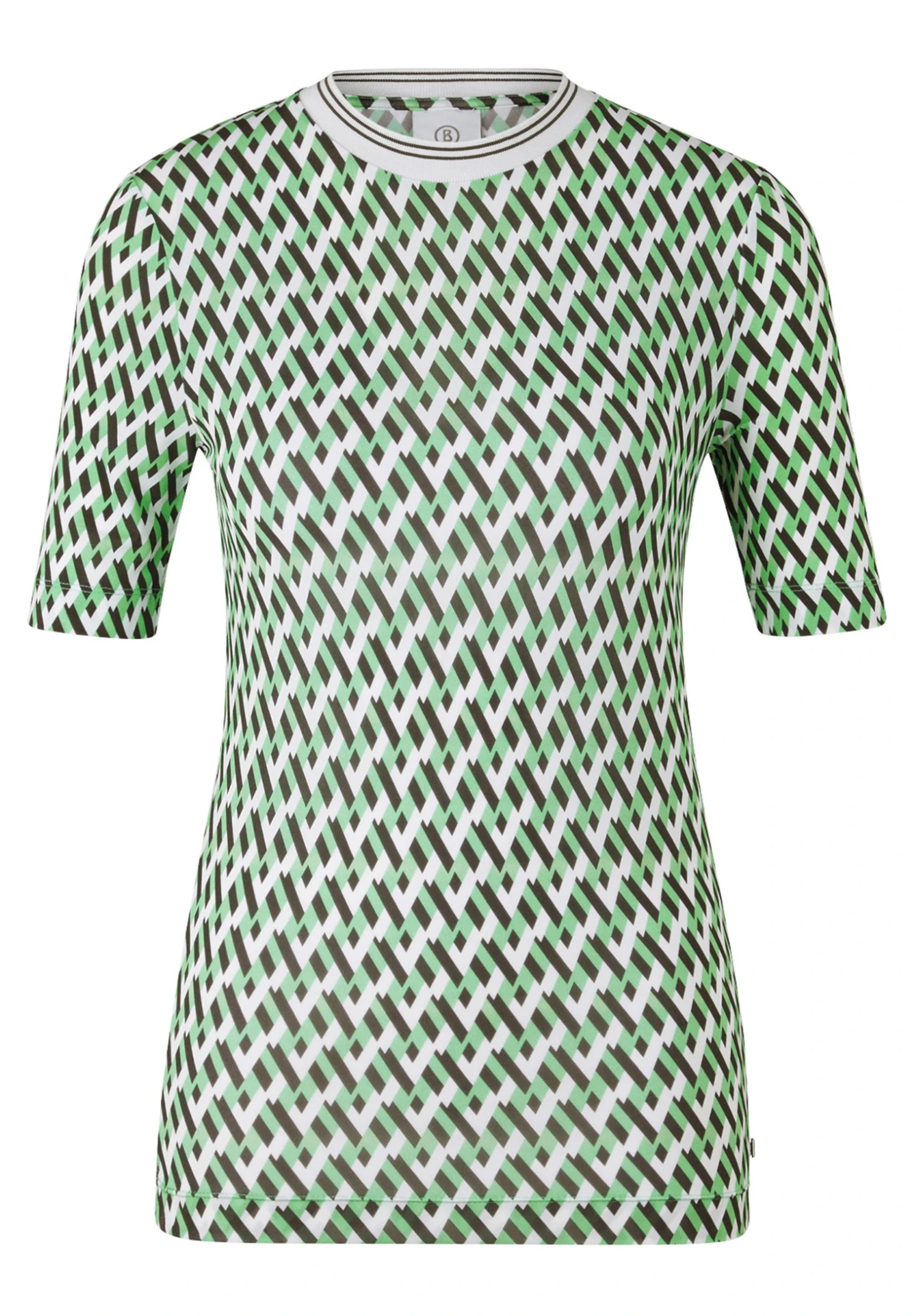 Bogner Alene - T-Shirt Print - Grün Weiß 5 Bogner Alene - T-Shirt Print - Grün Weiß - Afbeelding 5