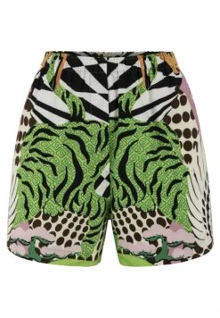Twist Relaxed Fit Patterned - Shorts - Green -Ulla Popken Winkel 731f565b89174e59b3f69109f812c411