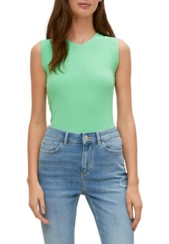 Mit Rippstruktur - Top - Hellgrün -Ulla Popken Winkel 73b7e30807d34c039097e3e642863de1