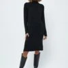 Minus Ava Turtleneck - Etui-Jurk - Black