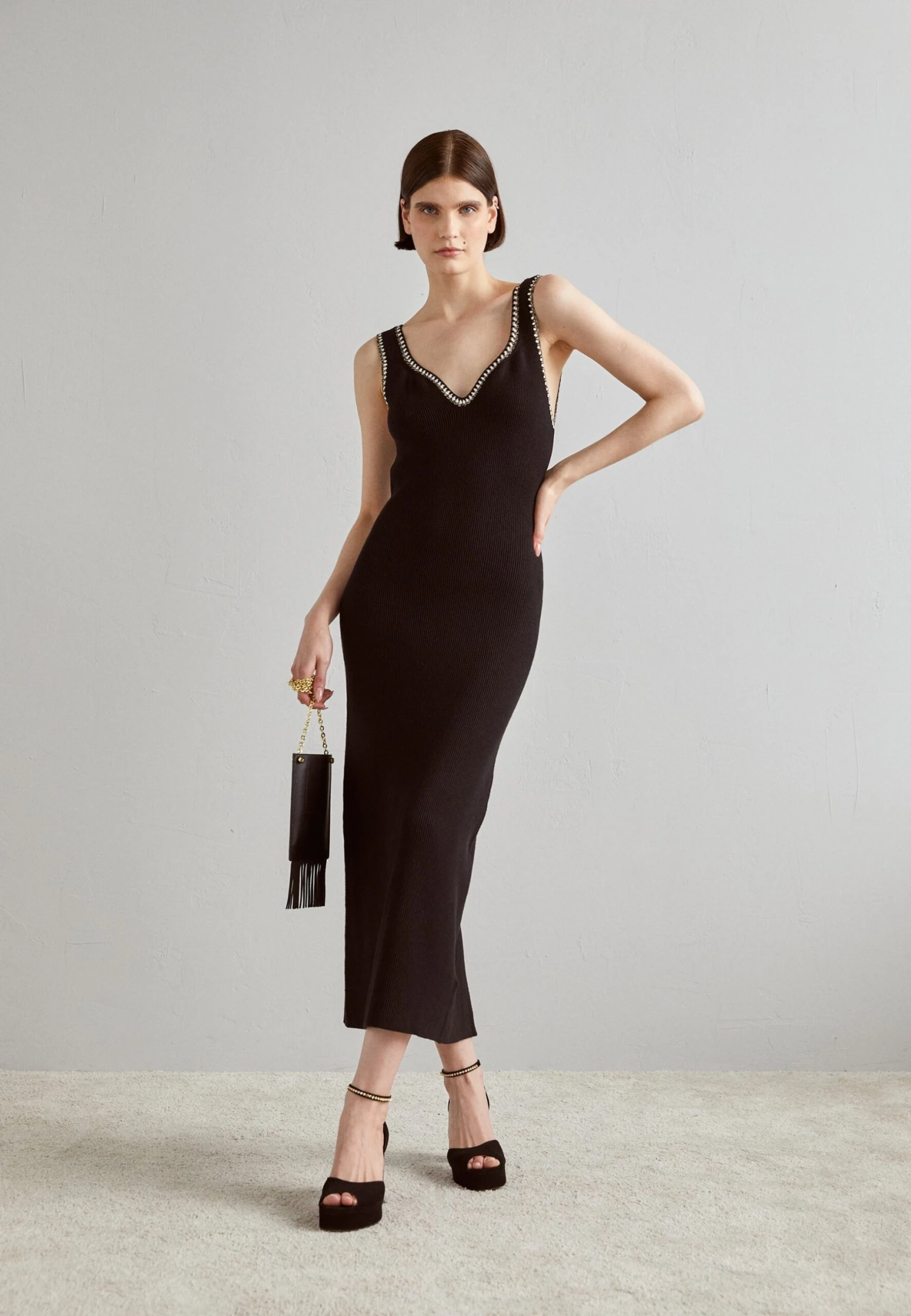 Maje Cocktailjurk - Noir 1 Maje Cocktailjurk - Noir