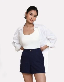 Threadbare Thb Cactus Class - Shorts - Navy -Ulla Popken Winkel 7588b501ac1a4c29be313a7c0af7c173