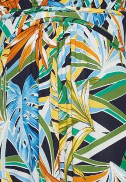 Palm Leaf - Maxi-Jurk - Green -Ulla Popken Winkel 7754c5dafebe4fe3a329b67b0bfa6dab