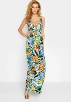Palm Leaf - Maxi-Jurk - Green
