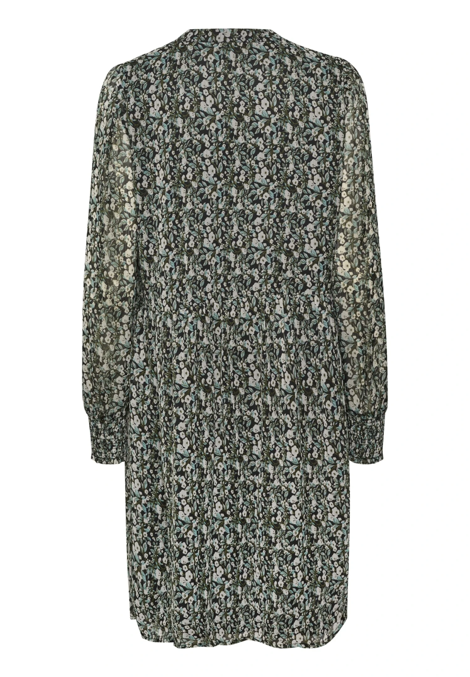 Kaffe Kalenny - Jurk - BlackGreen Chalk Flower 5 Kaffe Kalenny - Jurk - BlackGreen Chalk Flower - Afbeelding 5