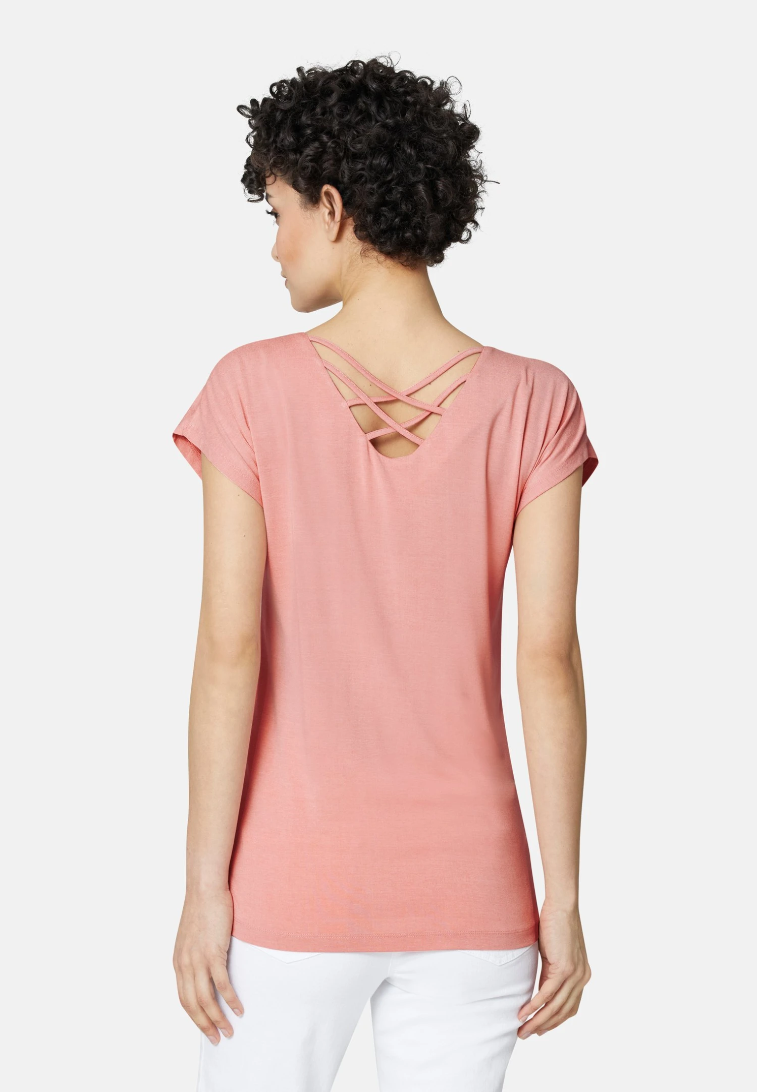 Mit Nachhaltigen - T-Shirt Print - Lachsrosa 3 Mit Nachhaltigen - T-Shirt Print - Lachsrosa - Afbeelding 3