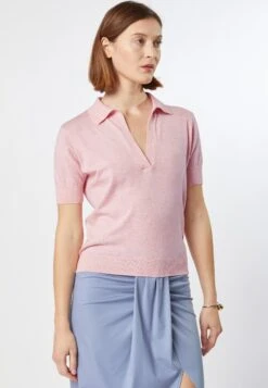 RODIER Short-Sleeved - Poloshirt - Rose Petale